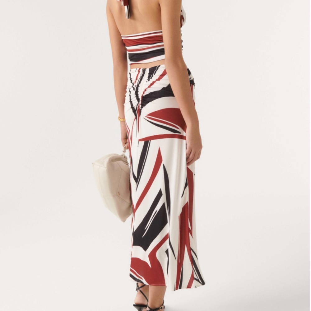 Bash Abstract Midi Skirt - image 2